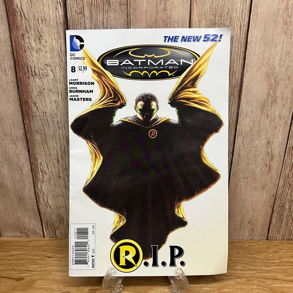 Batman Incorporated #8 New 52 Key Issue Death of Damian Wayne Robin RIP 1st Pt